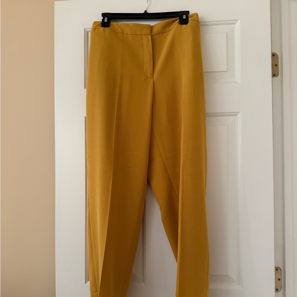 Women’s Plus Size Kasper golden yellow pants. Size 16W.